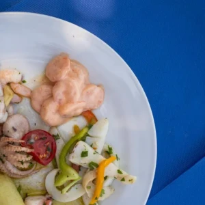 Antipasto di pesce al Magic Beach