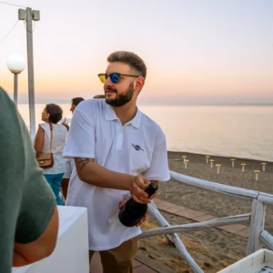 Apertura spumante al tramonto al Magic Beach