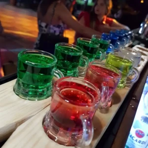Cicchetti di vario colore del bar Micos