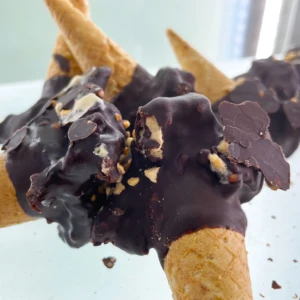 Coni ricoperti di cioccolato Antica Gelateria Fortino