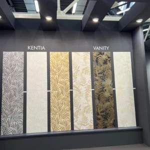 Vista frontale muro espositivo ceramiche da Brico Edil Dardano