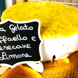 Torta gelato Raffaello e cheesecake al limone Antica Gelateria Fortino