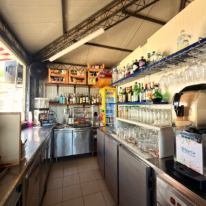 Interno bar vista prospettica Bar Maremoto