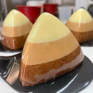 Semifreddi triangolari a tre gusti di Antonio Palmieri Pasticceria